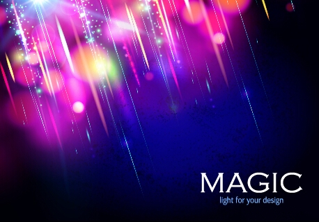 Colorful magic light shiny background vector 05 shiny magic light colorful background   