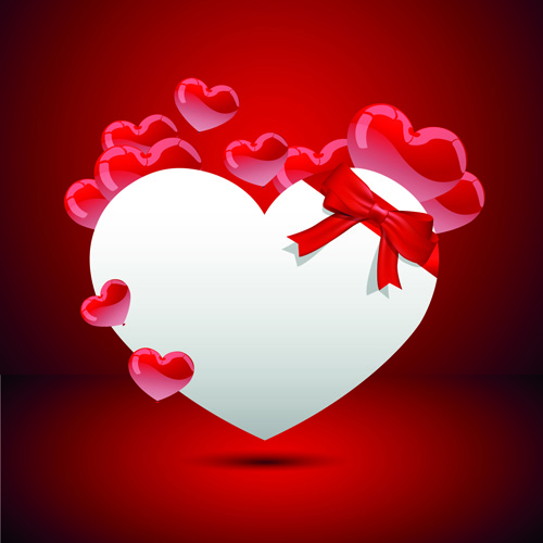 Valentine Day Hearts Elements vector 03 Valentine day Valentine hearts heart elements element   