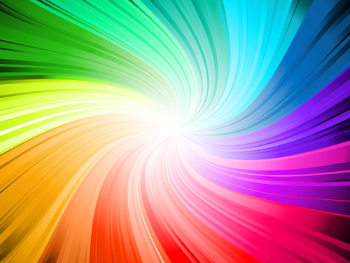 Rainbow Swirls vector background 04 swirls swirl rainbow   