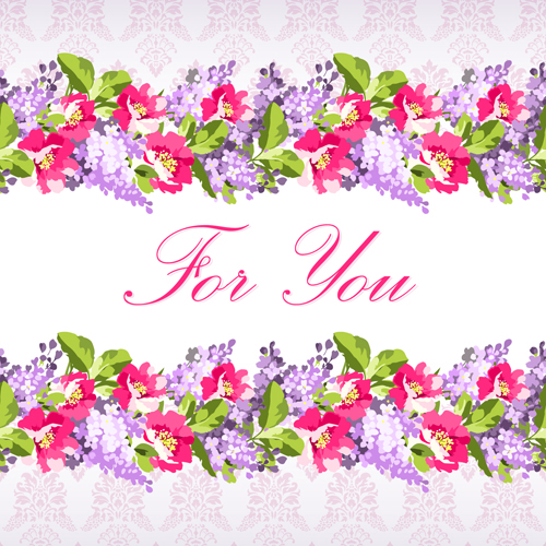 Flower frames with pattern vector background 02 pattern vector pattern frames flower background   