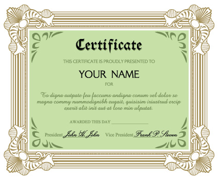 Diplomas and certificates design vector template 01 diploma certificates certificate   