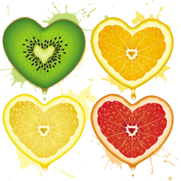 Set of Different Heart background vector graphic 02 heart different   
