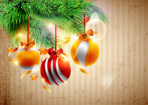 Christmas decor background art vector material 02 material decor christmas   