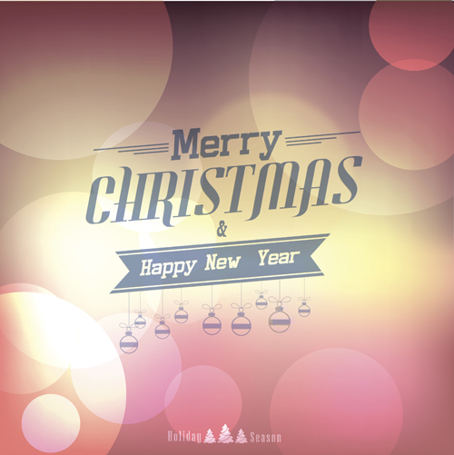 Winter season christmas blurs background vector winter season christmas background   