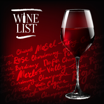 Dark red wine menu background vector 03 red wine menu dark background vector background   