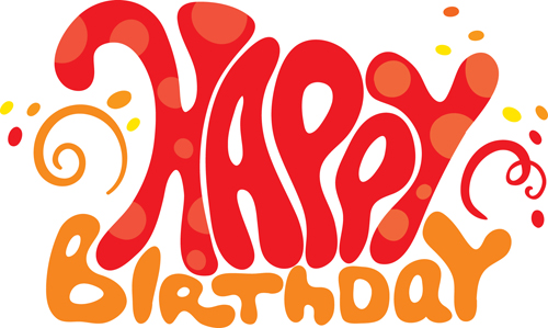 Creative Happy Birthday design elements vector art 02 happy birthday happy element birthday   