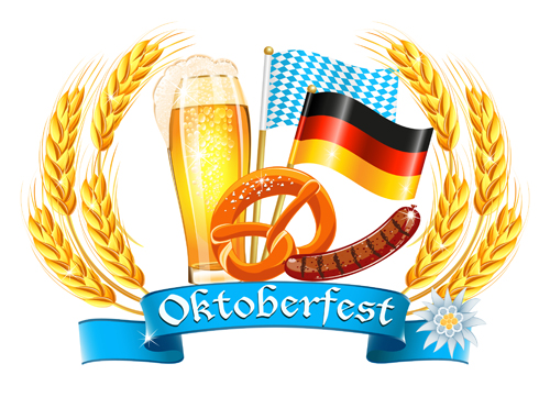 Oktoberfest elements background vectors 04 Oktoberfest elements element celebration background vector background   