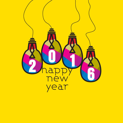 Creative 2016 new year design vector collection 05 year new creative collection 2016   