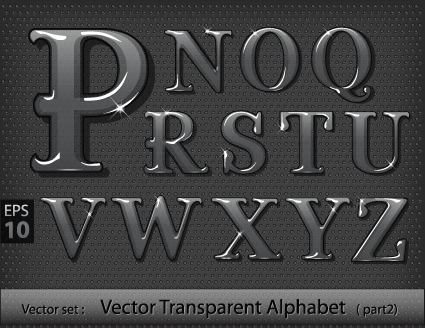 Black transparent alphabet vector 02 transparent black alphabet   