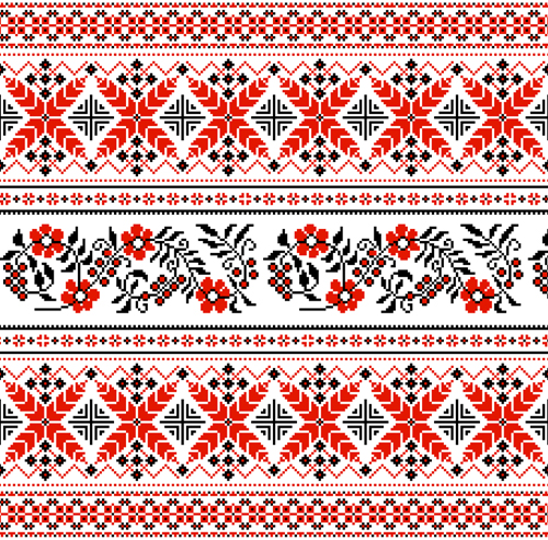 Ukraine style fabric pattern vector 01 Ukraine pattern vector pattern fabric pattern fabric   
