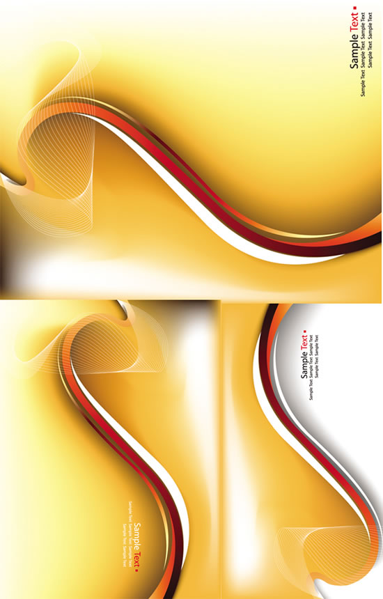 Fringe golden gradient background vector line   