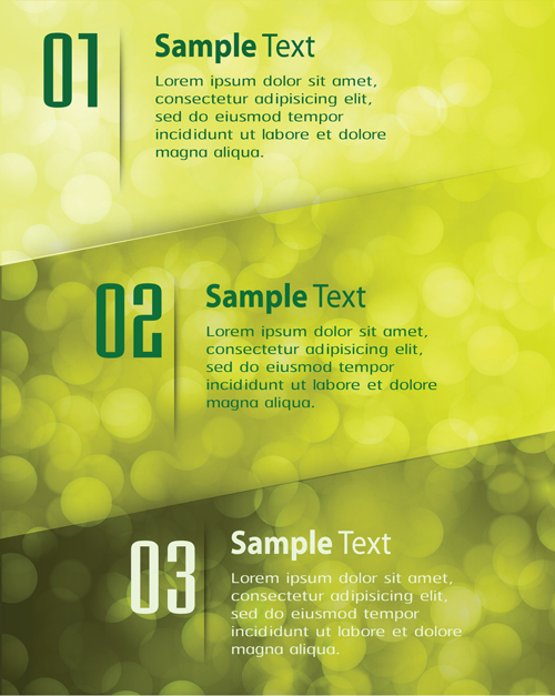 Bumbered business template vectors set 11 template business Bumbered   