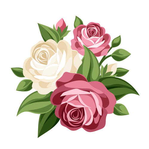 Elegant flowers bouquet vector 02 flowers flower elegant bouquet   