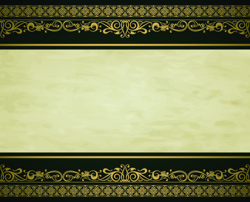 Vintage gold border background vector 01 vintage gold border background   