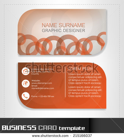 Rounded business cards template vector material 16 template rounded business cards business card business   
