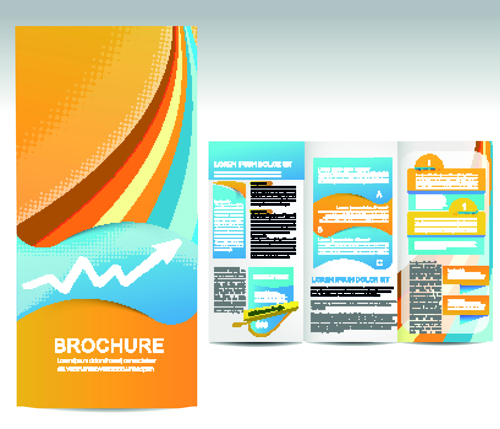 Set of business brochure cover vector 04 cover business brochure   