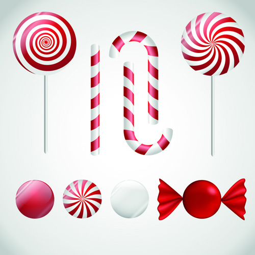 Lollipop design elements vector lollipop elements element   