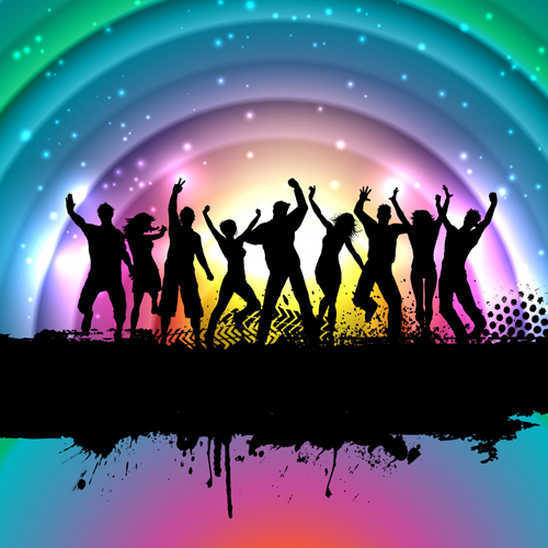 Music Party Backgrounds vector 03 party music backgrounds   