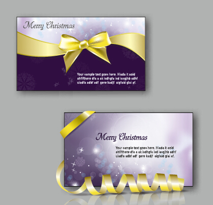 2015 Christmas greeting cards vector set 07 greeting christmas cards 2015   