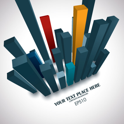 Business 3D graph vector material 04 material graph business Business 3D graph vector material 04 material graph business