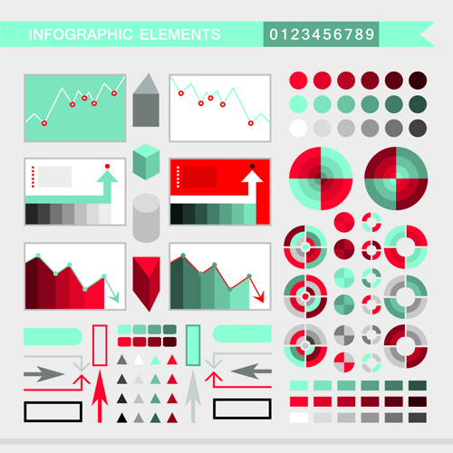 Creative infographic element vector material 01 vector material infographic creative   