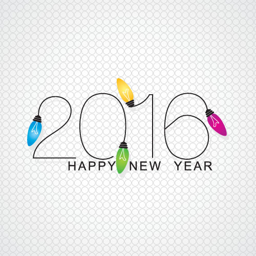 Creative 2016 new year design vector collection 07 year new creative collection 2016   