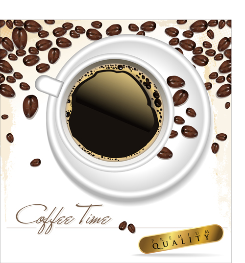 Coffee time design vector 03 time coffee   