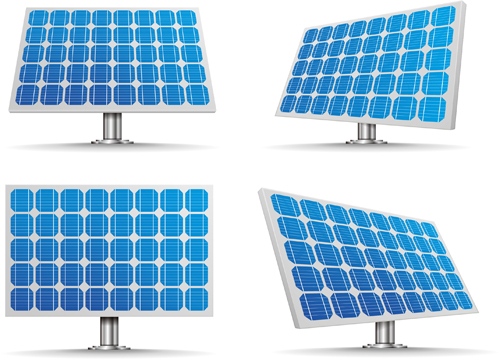 Solar panels vector material 03 solar panels material   