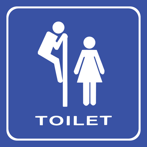 Vector toilet sign man and woman design 06 woman toilet design   