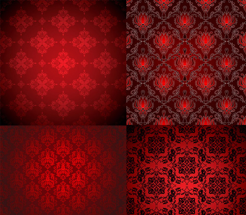 red decorative pattern background vector 93906 shading pattern background   