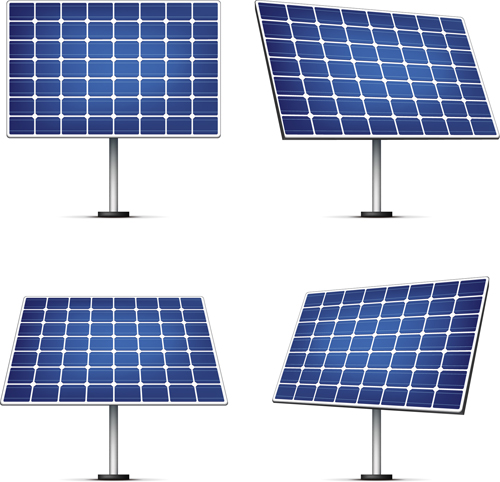 Solar panels vector material 01 solar panels material   