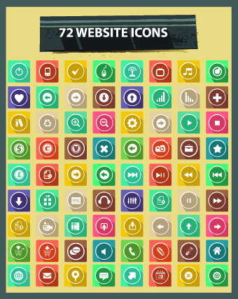 72 Kind website vector icons website Vector Icon icons   