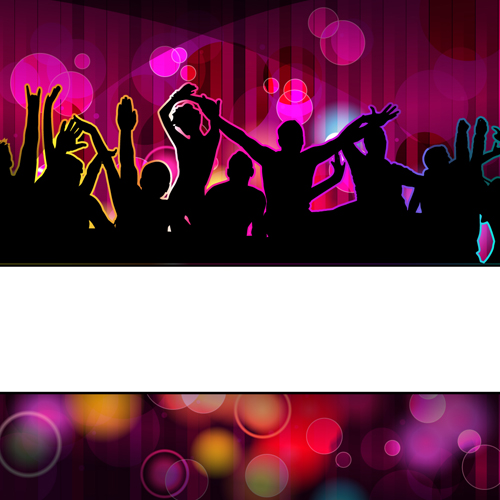 Music Party Backgrounds vector 01 party music backgrounds   