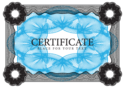 Cover template Gentle certificate vector 02 template gentle cover certificate   