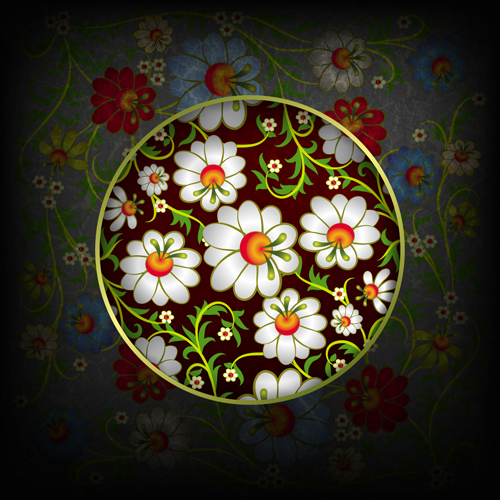 Floral Ornaments vector backgrounds 05 ornaments ornament floral   