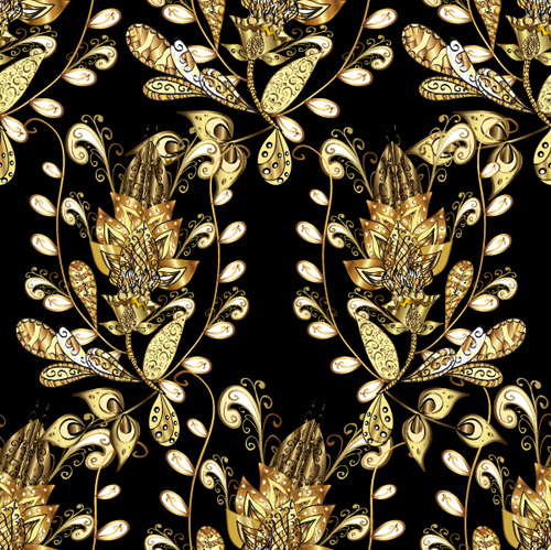 Decorative ornate pattern seamless vector 04 seamless pattern ornate decorative   