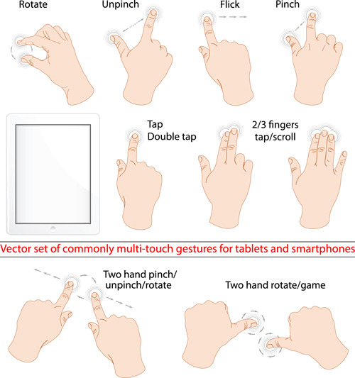 Different Hands gesture design vector 02 hands gesture different   