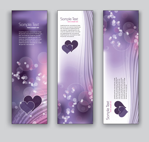 Creative modern banners set vector 07 modern creative banners   