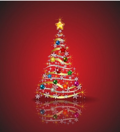 Christmas Tree and red background tree christmas tree christmas   