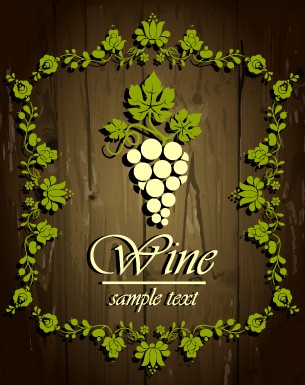 Wine elements frames background vector frames frame elements element background vector   