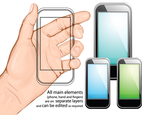 Different Hands gesture design vector 05 hands gesture different   