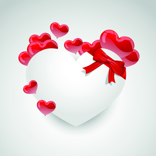 Valentine Day Hearts Elements vector 02 Valentine day Valentine hearts heart elements element   