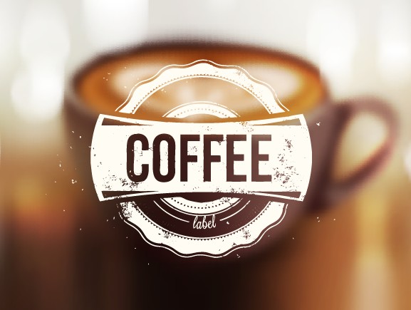 Blurred coffee background vector coffee blurred background vector background   