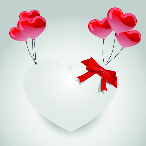 Valentine Day Hearts Elements vector 01 Valentine day Valentine hearts heart elements element   