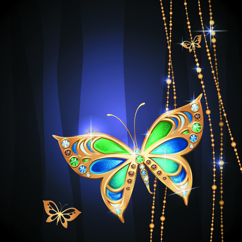 Elements of Jewelry with Animal vector Backgrounds 01 jewelry elements element Animal   