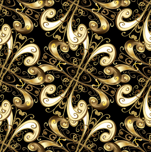 Decorative ornate pattern seamless vector 02 seamless pattern ornate decorative   