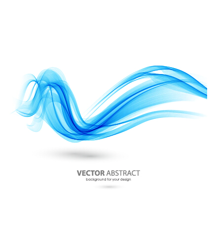 Colored curved lines abstract background vector 13 lines curved background abstract   