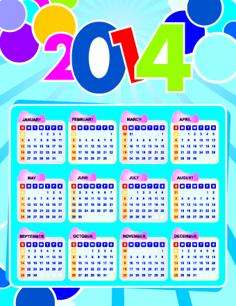 Calendar 2014 vector huge collection 119 Huge collection collection calendar 2014   