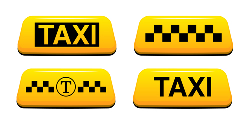 Taxi symbol design vector graphics 03 taxi symbol graphics design   