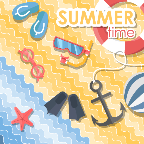 Summer travel time creative background graphics 03 travel summer Creative background creative   